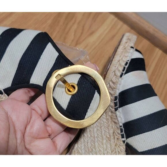 CELINE- Sandals - Stripes Wedge 6 - Picture 5 of 11